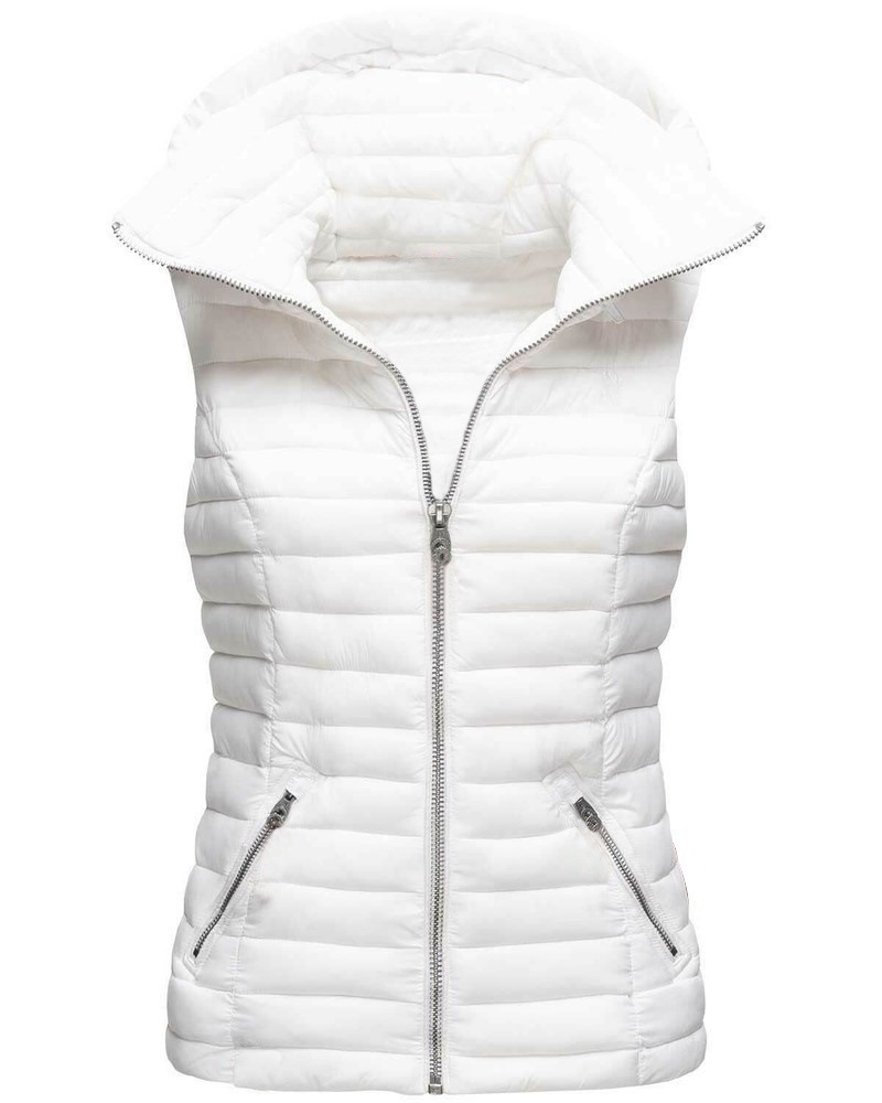 Spring and Autumn Winter Women's Fashion Vest Jacket Cotton Vest Women's Sleeveless Cotton Jacket Foreign Trade European Size Women's Jacket