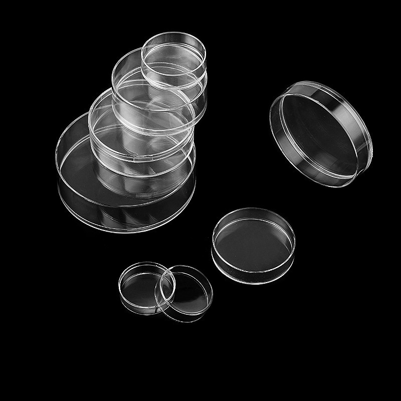 Round puff pad cosmetic cotton transparent packaging box Slime crystal box acrylic Universal Display storage box