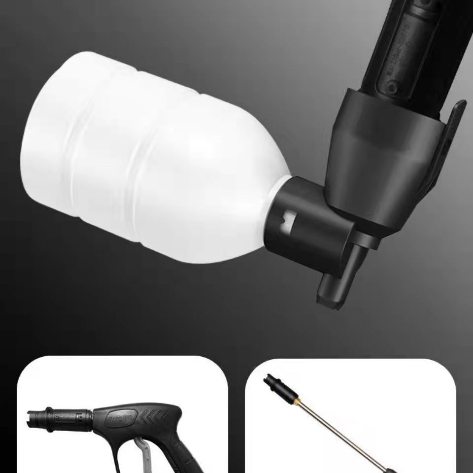 Portable car washer foam pot lithium battery car washer foam watering pot foam water gun car washer foam pot