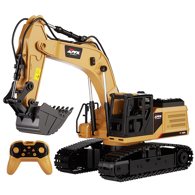 Oversized remote control excavator boy toy car alloy engineering car Children's electric excavator large