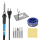 Small temperature regulating blue 5-head iron bracket blue ring small tin wire sponge/European gauge