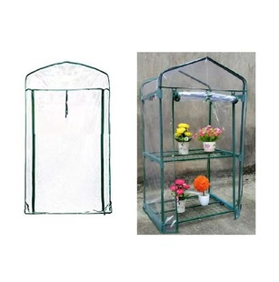Wholesale greenhouse cover balcony garden flower stand warm room insulation cover transparent greenhouse plastic (excluding bracket)