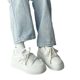Internet Celebrity White Shoes Women's Shoes ins All-match Platform Platform Casual Students Wind-increasing High Shoes Spring New Arrival on Campus