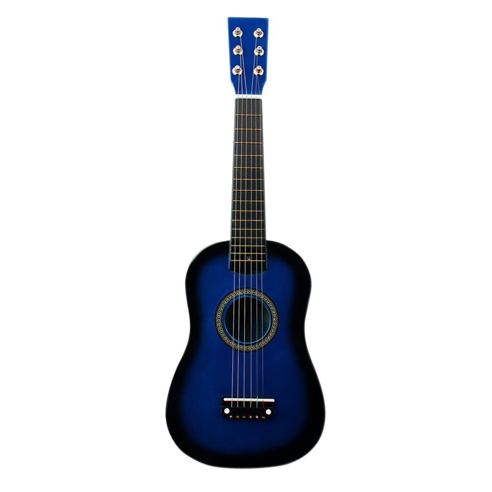 Wholesale 23 inch small guitar ukulele six string wooden small guitar children toy guitar beginner musical instrument