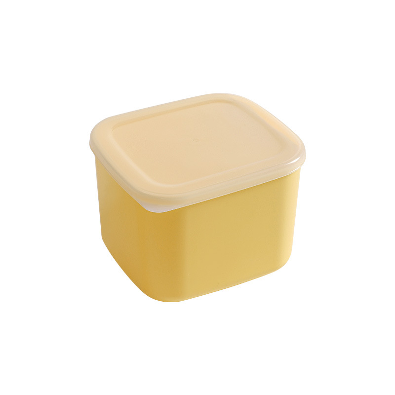 Food Grade Cheese Slice Storage Box Refrigerator Special Scallion, Ginger and Garlic Fruit Preservation Box Butter Pieces Packing Box Small Lunch Box