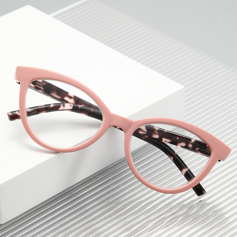 Fashion Cat's Eye Presbyopia Glasses Women's Personalized Large Frame Spring Leg Presbyopia Glasses High-end HD New Presbyopia Glasses Women