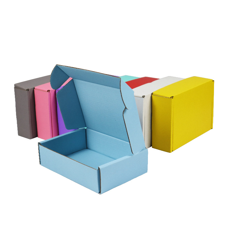 Red Flying Machine Box Kraft Paper Box Clothing Underwear Packaging Box Wear A Express Box Corrugated Box Printing