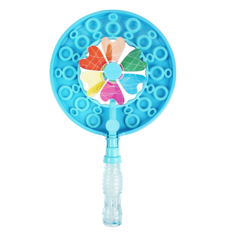 Children's windmill bubble machine girl ins Internet celebrity handheld bubble blowing stick toy stall night market toy wholesale