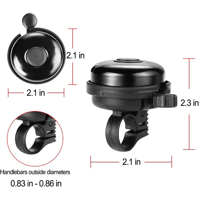 Cross-border bicycle flat bell children's car crisp bell riding scooter loud bell equipment mountain bike