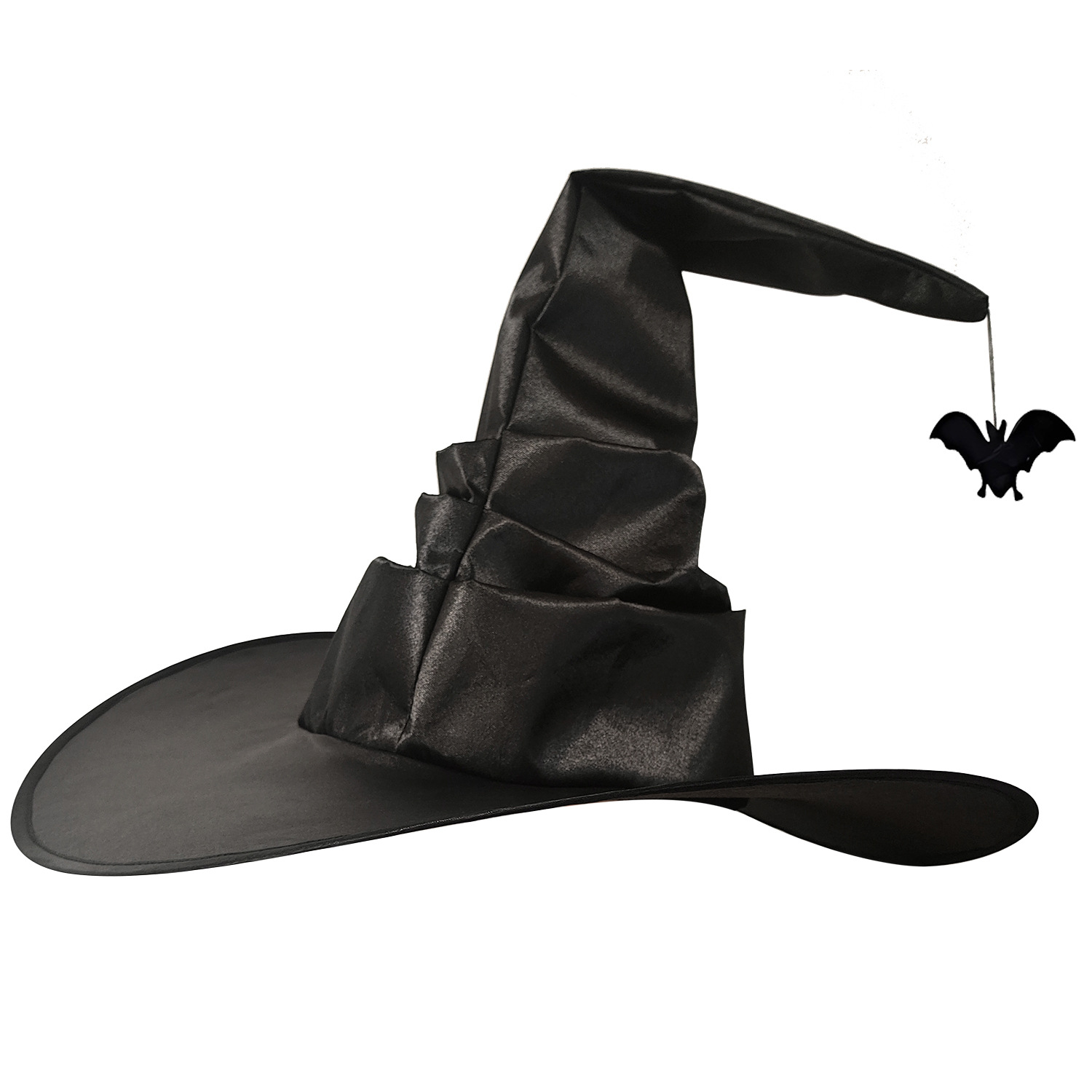 Cross-border explosions Hallowmas Halloween wrinkled witch hat party witch hat black witch hat