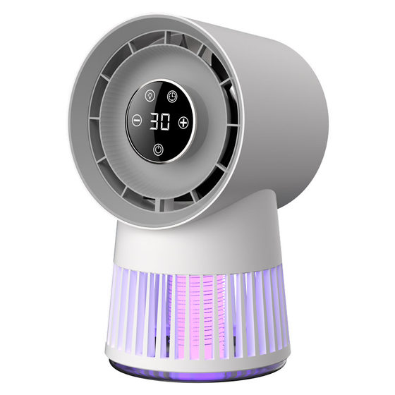2025 new mosquito killer electric shock mosquito killer fan two-in-one outdoor camping usb mosquito killer cross-border