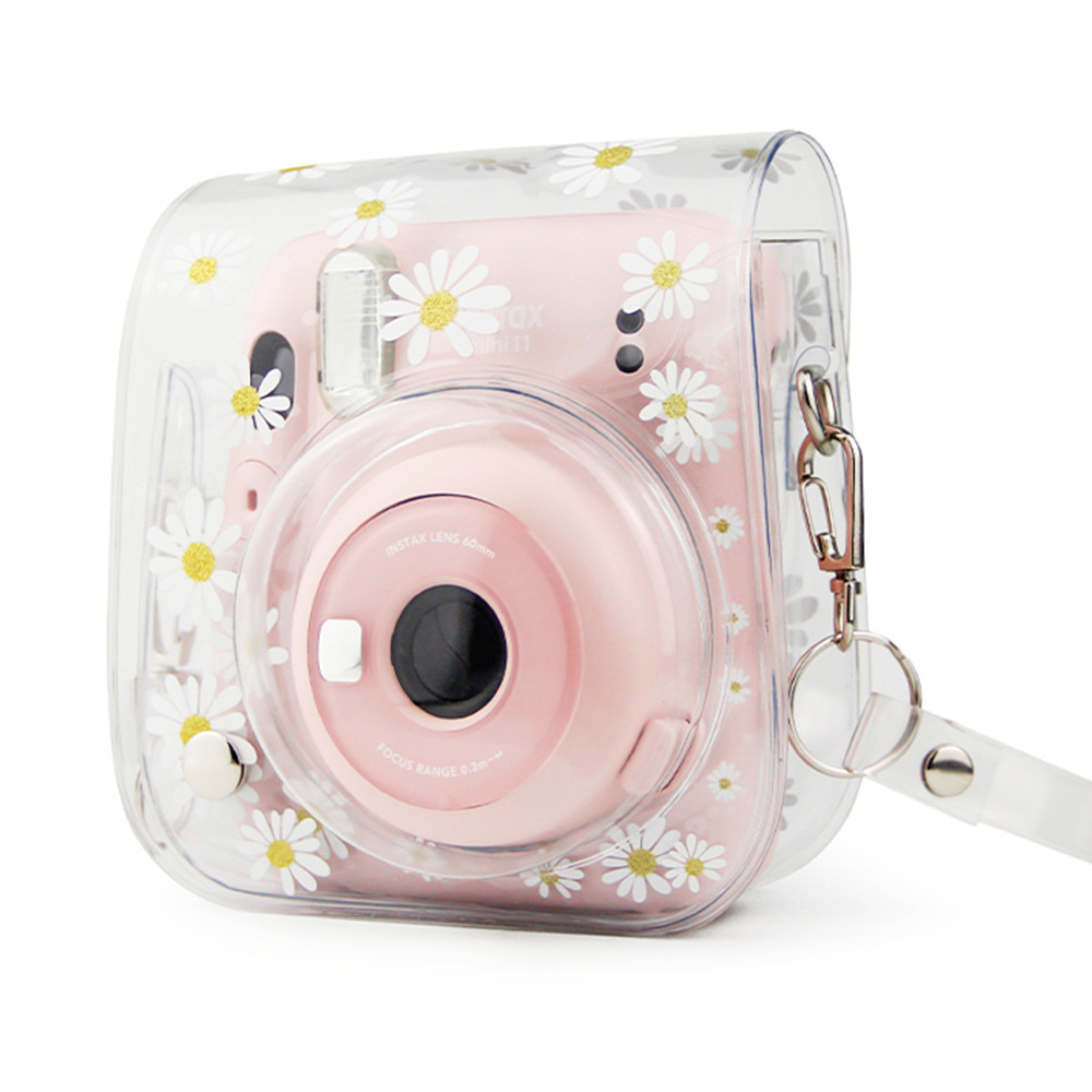 For the use of the mini/11/9 transparent Daisy camera bag PVC mini digital camera bag storage bag