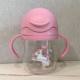 Baby drinking cup straw Cup children's kettle baby water Cup maternal and child supplies drinking cup drinking cup 300ml