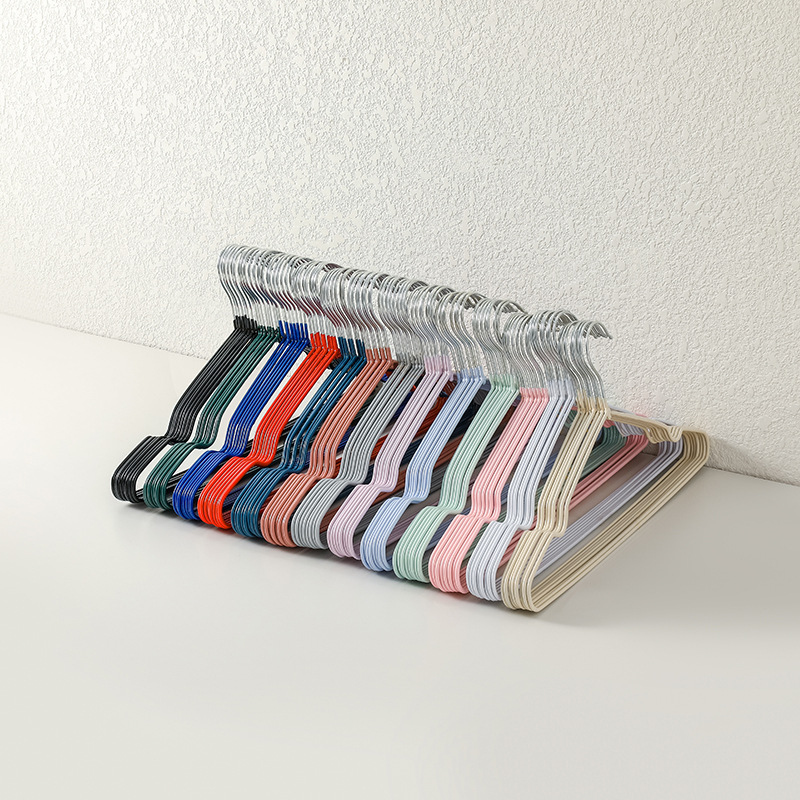 Lion Clothes Hanger Non-slip Seamless Household Dip Plastic Drying Clothes Rack Brace Hanger Drying Clothes Brace Thick Clothes Rack Clothes Hanger