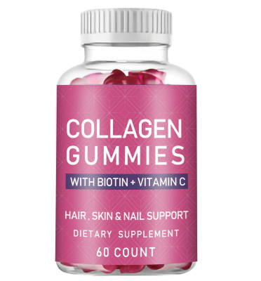 collagen Jelly GMP factory cross-border collagen gummies vitamin whitening multi-dimensional biotin