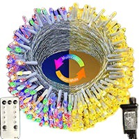 Cross-border led Christmas lights string outdoor plug-in stars decorative lights holiday birthday wedding low-voltage tree lights