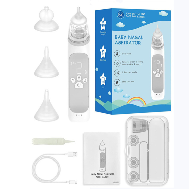 Cross-border Explosions Baby Electric Nasal Suction Children Suck Nose Cleaning Bose Colorful Music Baby Nasal Suction
