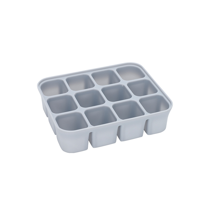 Infant silicone food supplement box anti-odor easy demoulding ice tray food grade silicone freezer box maternal and child supplies