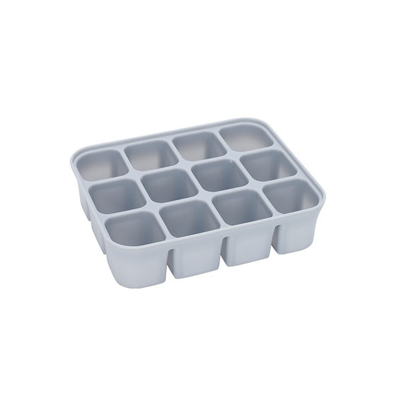 Infant silicone food supplement box anti-odor easy demoulding ice tray food grade silicone freezer box maternal and child supplies