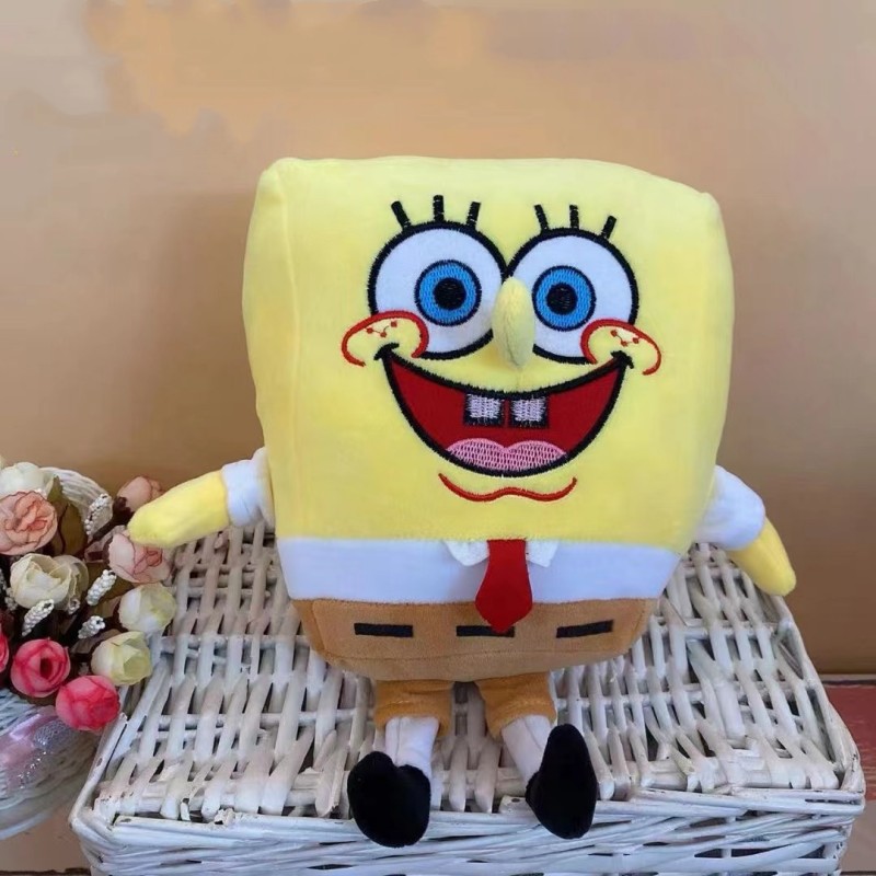 Spongebob Plush Toy Patrick Crab Boss Plush Doll Doll Eight-inch Grasp Machine Doll Factory Wholesale