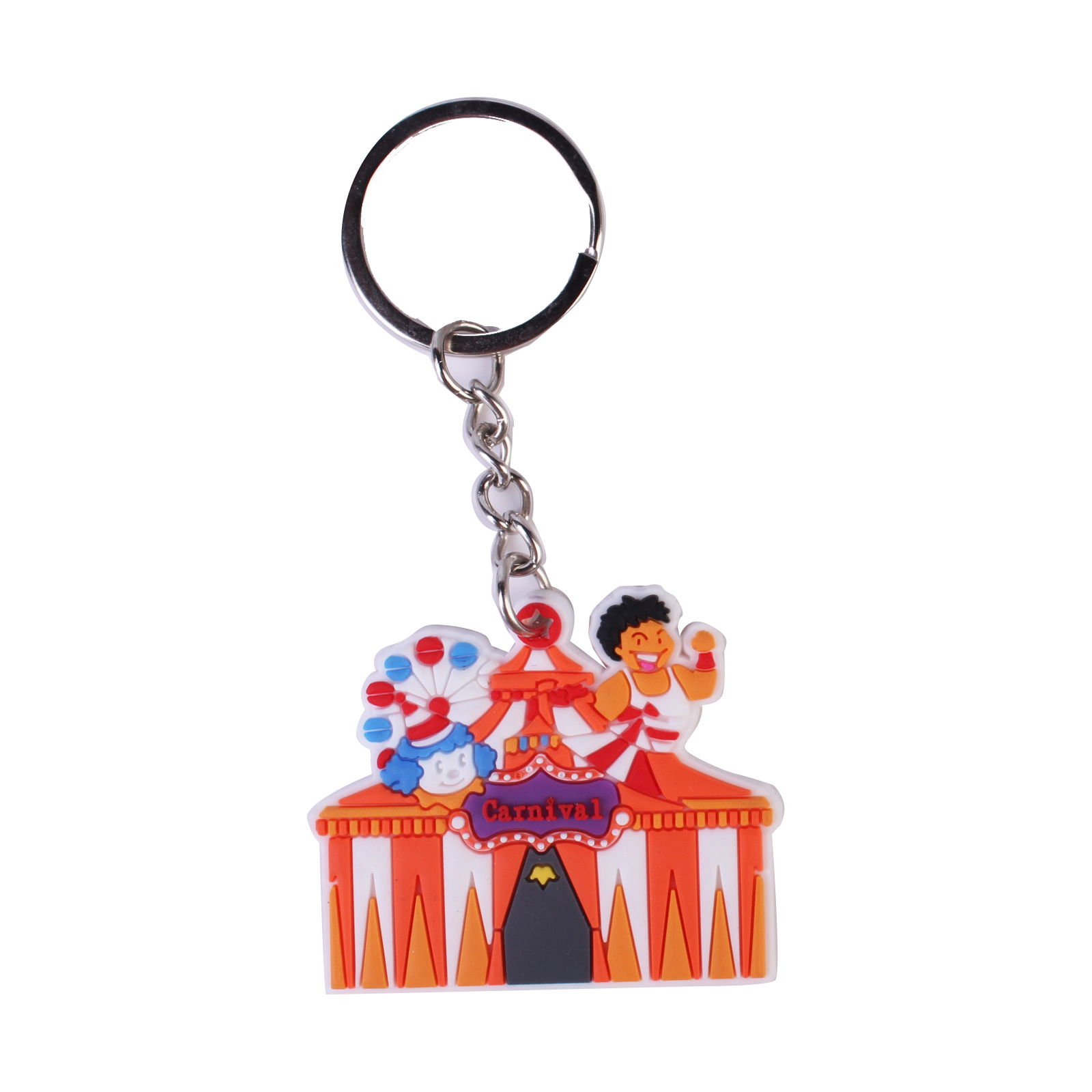 Circus Carnival Keychain School Bag Pendant PVC Accessories Gift Bag Amazon AliExpress Hot Wholesale