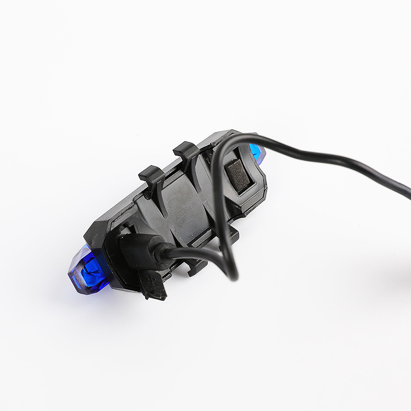 Cross-border bicycle light USB rechargeable LED warning light night riding bicycle tail light mountain bike riding equipment