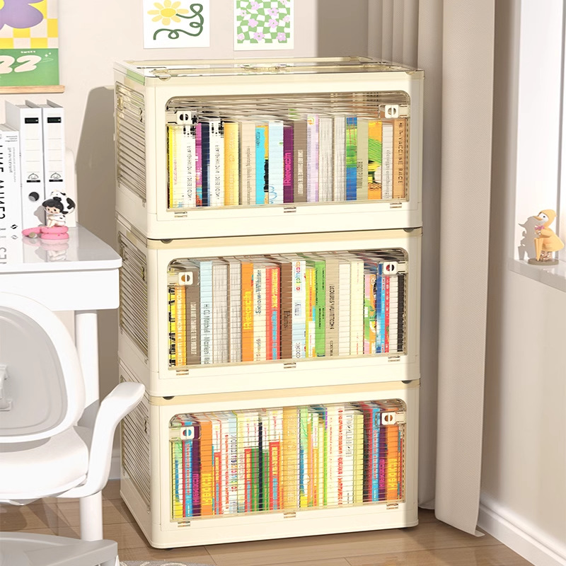 Storage Box Household Storage Clothes Quilt Toy Finishing Box Foldable Transparent Storage Box Wardrobe Finishing Artifact