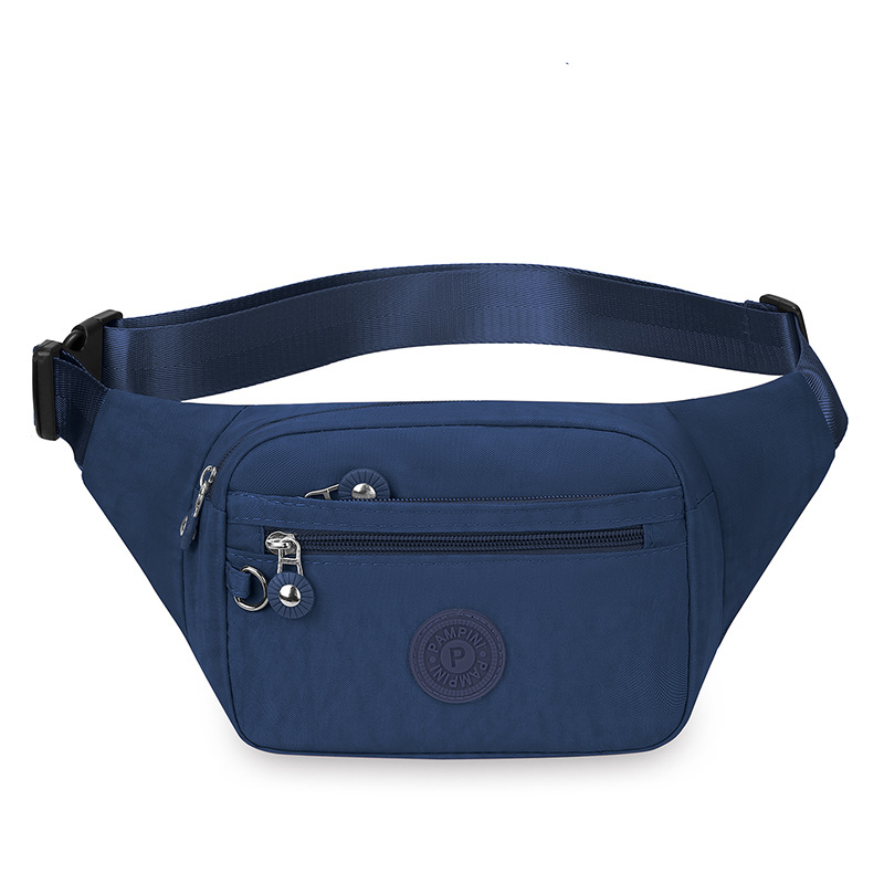 New sports waist bag nylon cloth waist bag large capacity cashier business bag wear-resistant outdoor mobile phone bag female waist bag