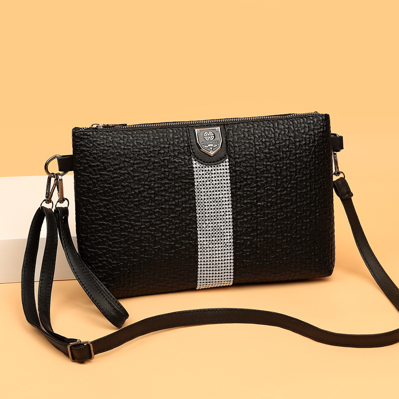 Foreign Trade Women's Bag 2021 New Large Capacity Crossbody Bag Fashion Rhinestone Clutch Bag Women's Shoulder Bag Small Change Bag