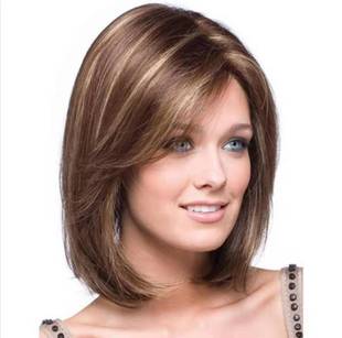 Europe and the United States foreign trade wig cross-border wish hot female fashion bobo Brown pick light gold Yiwu manufacturers spot wholesale