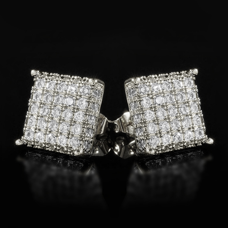 Gioielli unisex Moda moda orecchini zircone multicolore temperamento orecchini cristallo gioielli_voghion.com