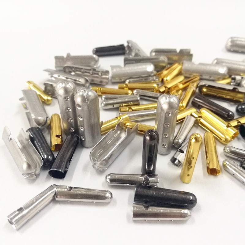 Bullet metal shoe head DIY manual installation rope head accessories buckle cap rope protection head shoe buckle