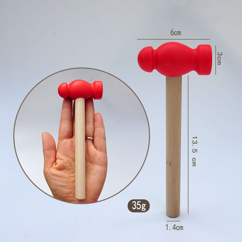 [Spot] Small Hammer Small Wooden Hammer Children's Simulation Maintenance Tool Beating Table Piling Table Music Beating Piano Accessories