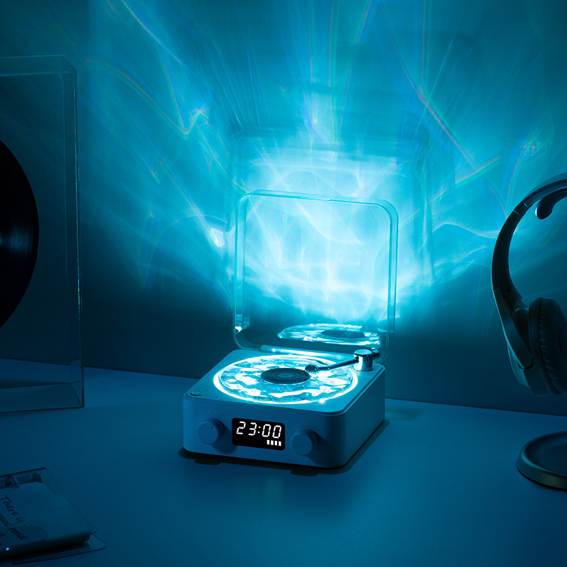 Official genuine goods KW03 Audio Record Player Wireless Bluetooth Audio High Quality USB Rechargeable Desktop Speaker