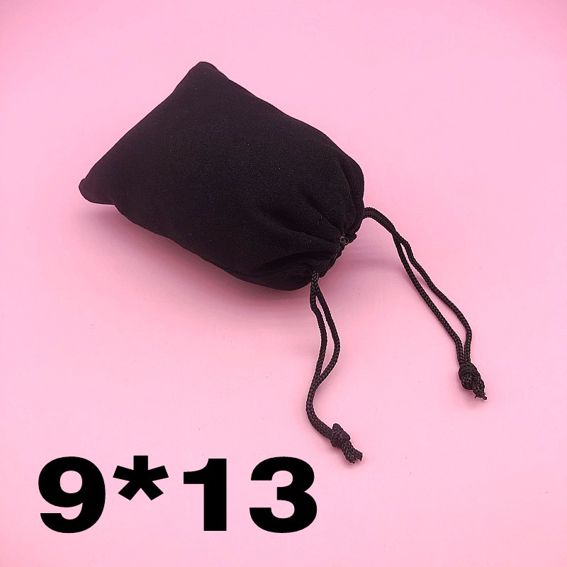 Flannel bag 5*7 manufacturer jewelry bag 7*9 black flannel bag bundle pocket jewelry 9*13 mobile power