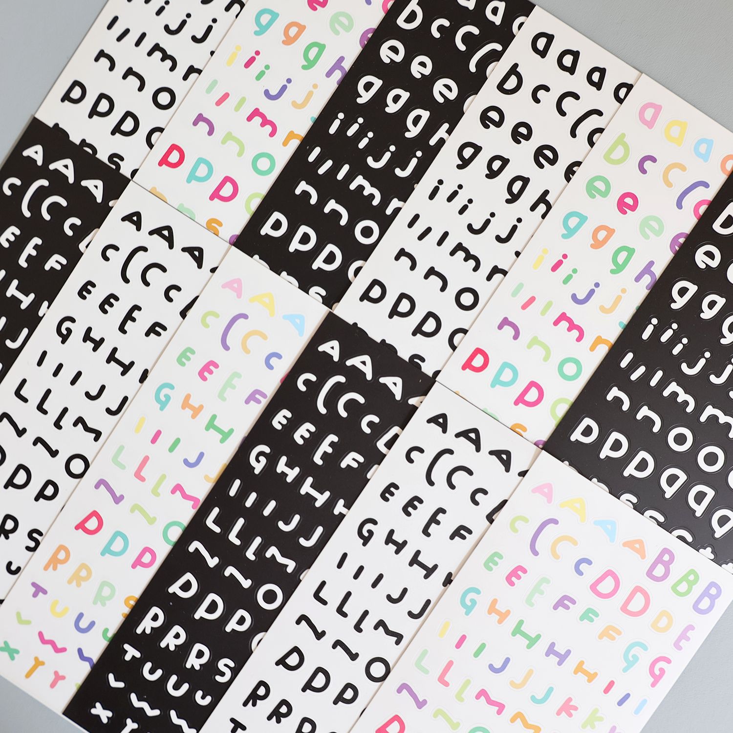 INS new letter material stickers cute DIY Goka hand account stickers decorative stickers