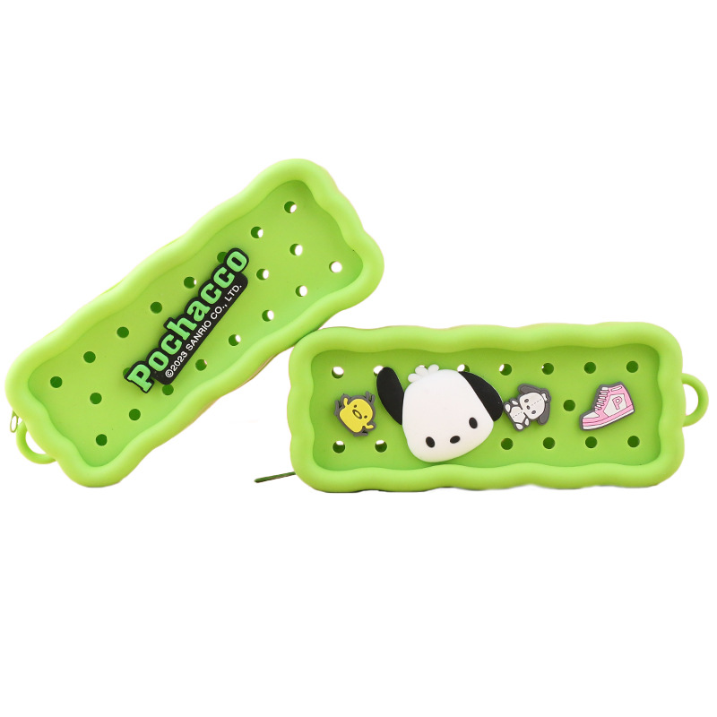 DIY Cute Silicone Cave Pencil Bag Student Large Capacity Stationery Bag Pencil Bag Simple Stationery Storage Silicone Bag