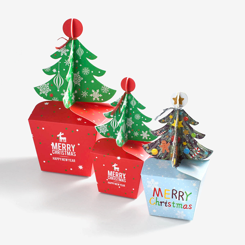 Christmas Gift Packaging Gift Box Paper Box Christmas Tree Apple Box Packaging Box Ping An Fruit Box Candy Cake Box