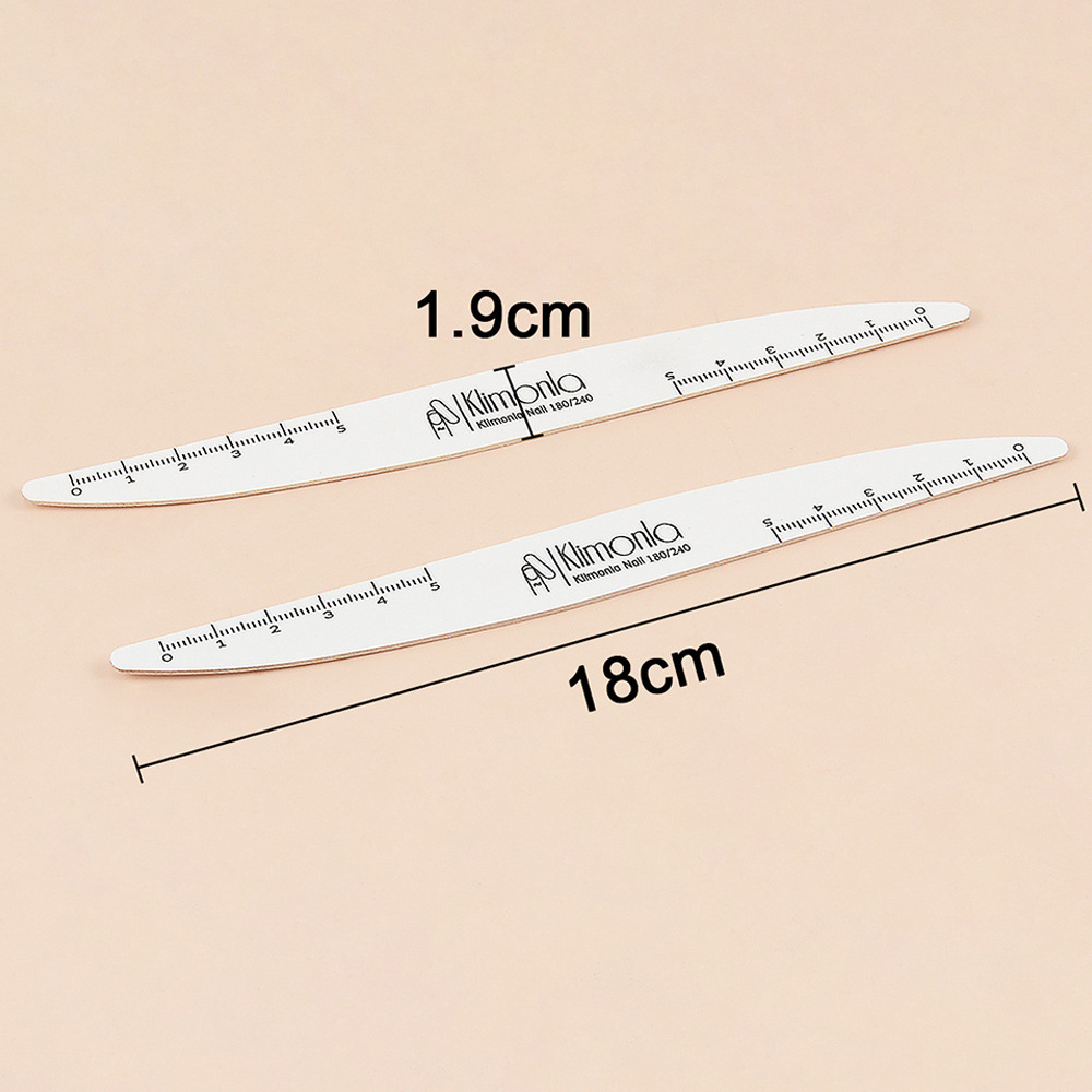 Nail Art Ultra-thin Sand Strip Mixed Knife-shaped Willow Leaf-shaped Wood Chip Nail Repair Polishing Washable Nail Art Shop Special