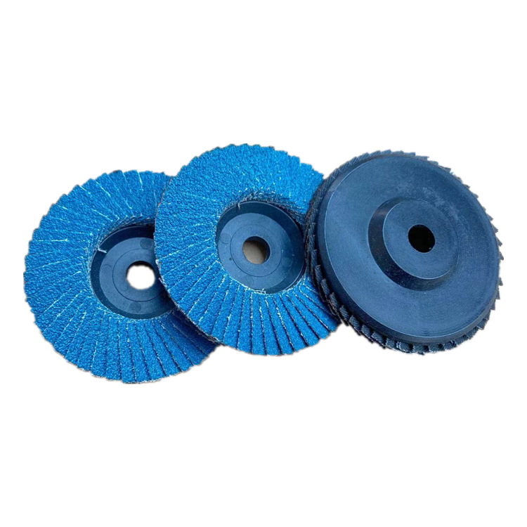 Mini angle grinder polishing plate 3 inch Louver 75mm zirconium corundum Louver metal stainless steel polishing plate