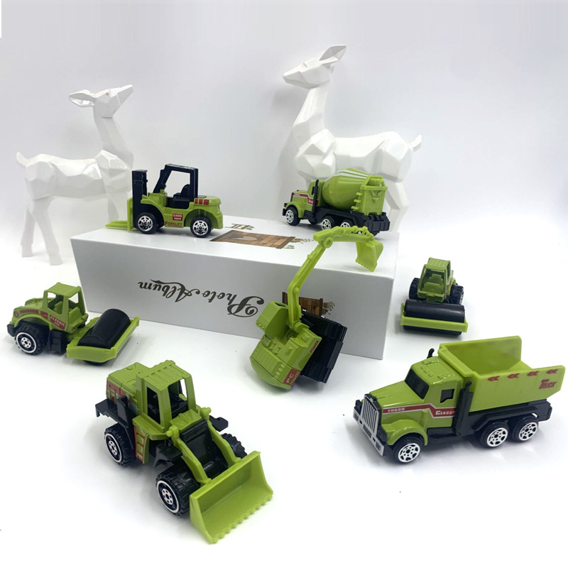 Xingyuanda alloy car model engineering car simulation model children's toy excavator crane car boutique machine gift