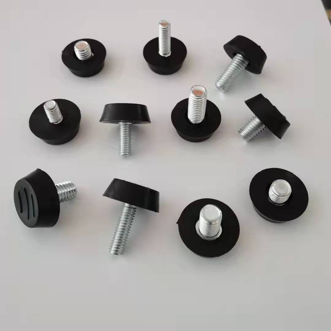 Large three-line adjustable foot m6 black adjustable foot table and chair foot pad m8 adjustable foot cabinet sofa furniture hardware accessories