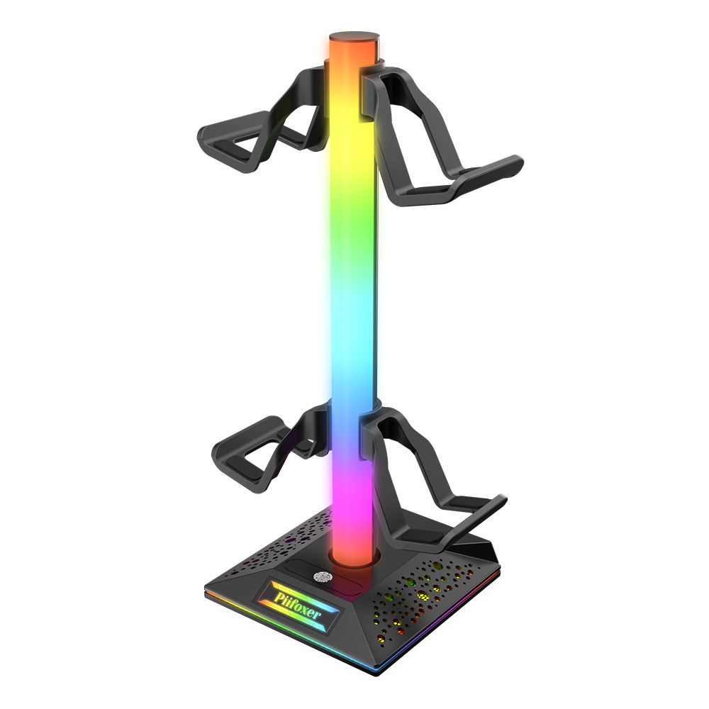 EB03 New Game Controller Hook RGB Luminous Headphone Stand Handle Display Stand Expansion Port Bottom Weighted