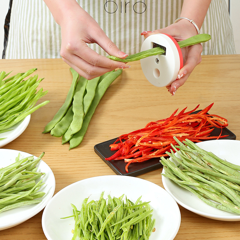 Rotatable bean cutter household multi-function vegetable cutter bean universal wire drawing machine shredder shredder kitchen gadget