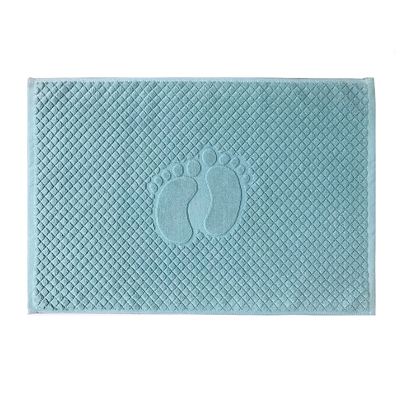 Factory wholesale embroidered logo32 line cotton small feet towel toilet thickened absorbent Japanese mini 240g floor