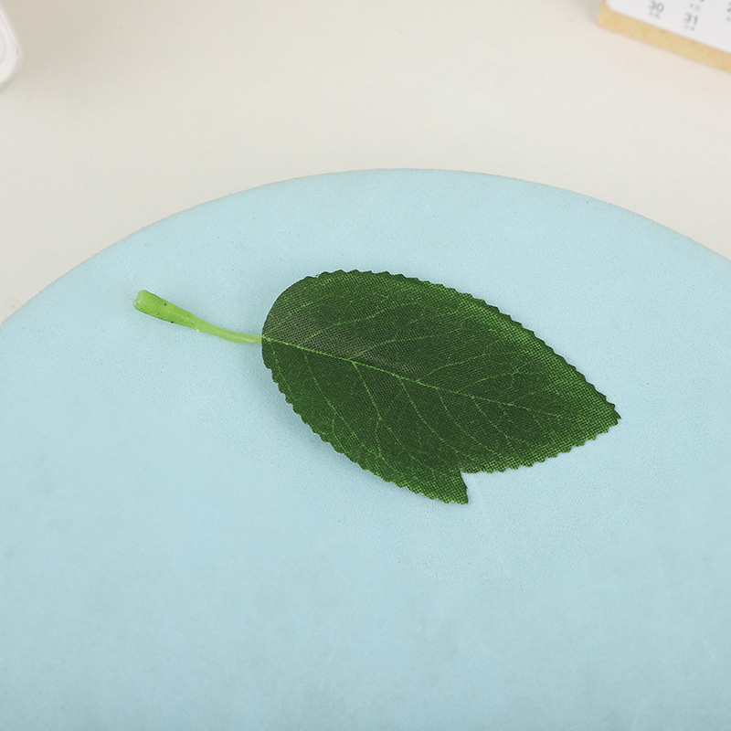 Soap flower rose imitation leaf material imitation leaf dried flower material bouquet silk screen printing leaf rose Leaf Wholesale