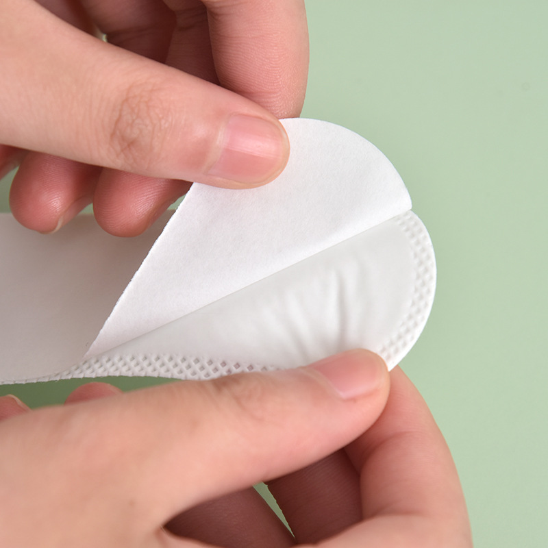 Factory Direct Supply Disposable Sweat Pad Underarm Sweat Sticker Collar Sweat Sticker Hat Pad Anti-Sweat Sticker Collar Pad