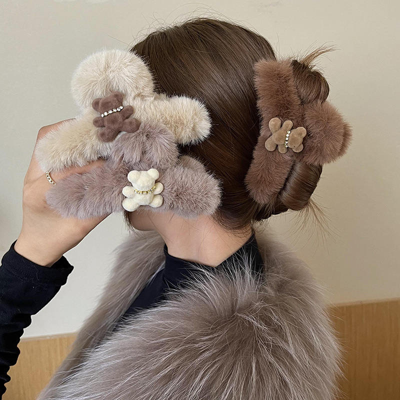 ヴィンテージ花柄ヘアクリップバレッタヘアアクセサリー女性のヘアピンヘアグリップファッショナブルなレディースクリップ|undefined