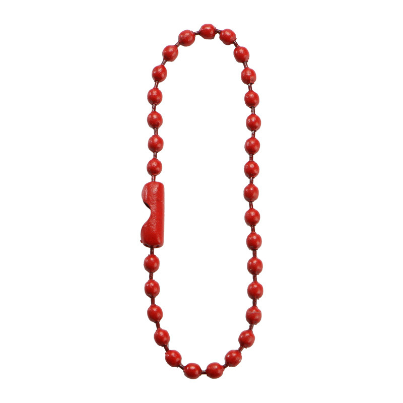  color spray paint ball bead chain personality tag chain doll buckle goo Ka plate chain pendant chain diy