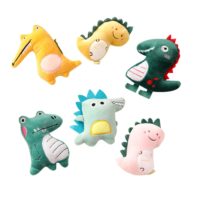 Cartoon plush brooch cute little dinosaur doll small pendant bag jewelry diy clothing accessories wholesale